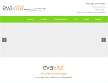 Tablet Screenshot of evavita.com